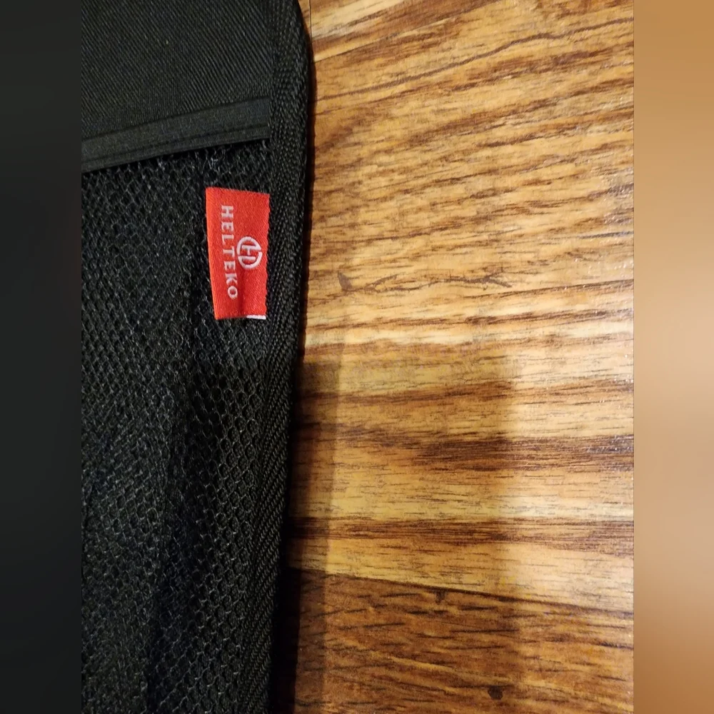 Black Backseat Car Organizer with Touch Screen Tablet Holder and lots of pockets